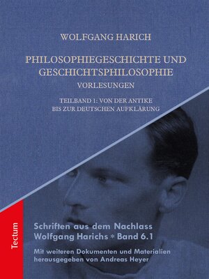 cover image of Philosophiegeschichte und Geschichtsphilosophie-Vorlesungen